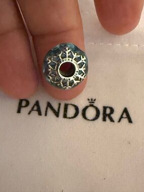 Pandora Blue Glass Tree of Life Charm